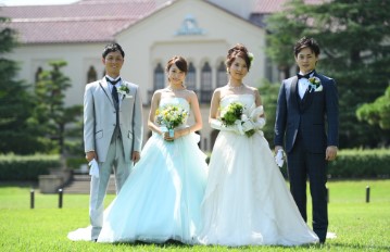 大谷舞風_結婚式_芝生